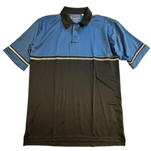 NWT Mocean 402 Tech Mesh Polo Royal/Black XL
